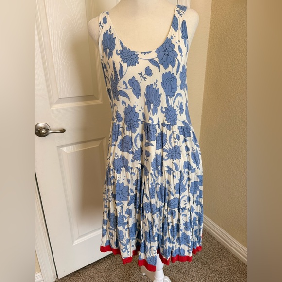 THML Dresses & Skirts - THML Blue and White Floral Dress